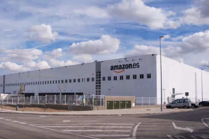 Las cargas no llegaban al centro logístico de Amazon en San Fernando de Henares.