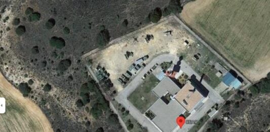 Vista cenital de las instalaciones del CEAR en Guadalajara. (Foto: Google Maps)