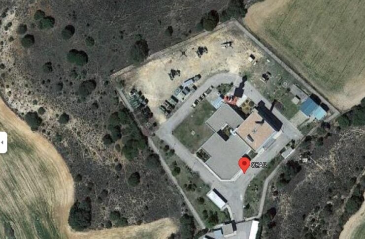 Vista cenital de las instalaciones del CEAR en Guadalajara. (Foto: Google Maps)