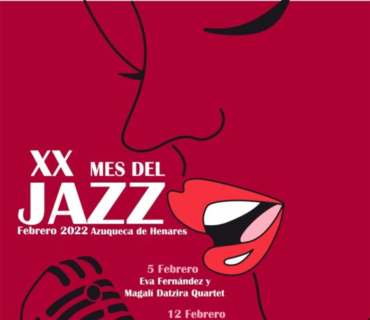 Cartel anunciador del vigésimo Mes del Jazz en Azuqueca de Henares.