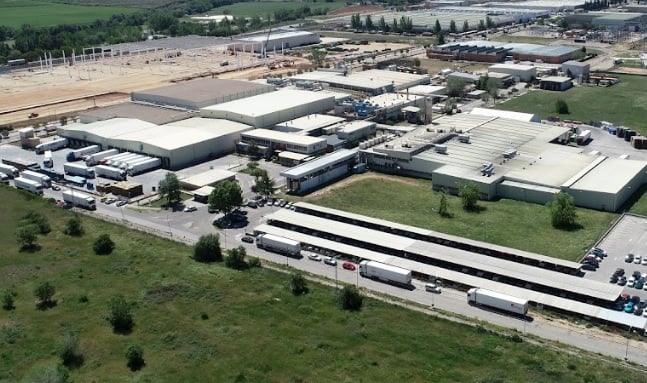 La planta de Nestlé en Marchamalo en mayo de 2019.