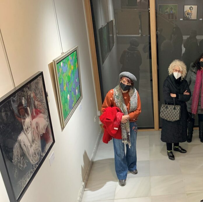 Algunas de las obras presentes en esta exposición.