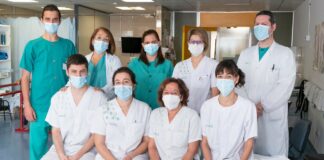 Equipo del Servicio de Rehabilitación del Hospital de Guadalajara.