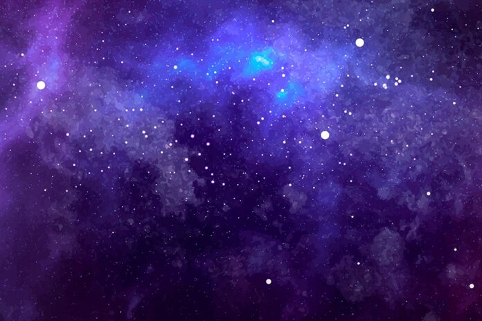 Recreación, pictórica, del Universo.