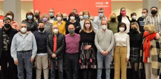 Sara Simón ha renovado al frente del PSOE de la ciudad de Guadalajara con un apoyo masivo.