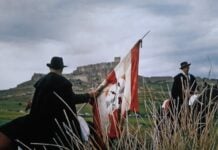 Caballada en Atienza La Caballada, desde el objetivo de Santiago Bernal.