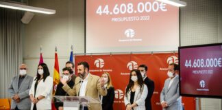 Presentación del presupuesto para 2022 del Ayuntamiento de Azuqueca de Henares, el 30 de marzo.