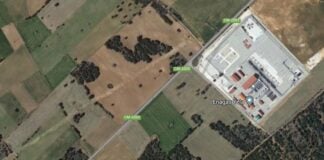 Vista cenital de las instalaciones de Enagás en Yela. (Foto: Google Maps)