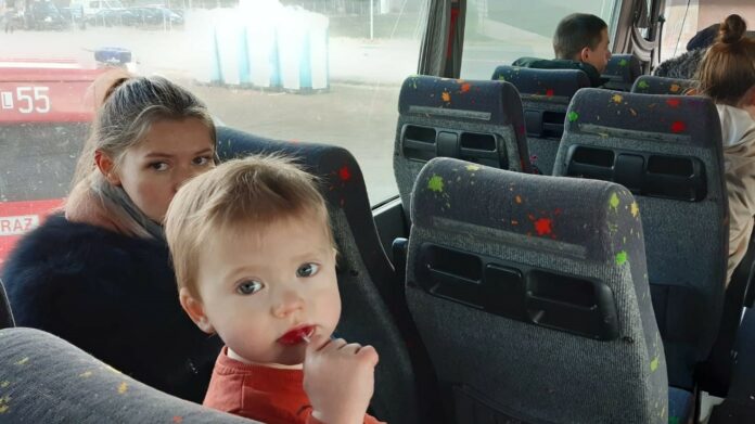 Niños ucranianos evacuados por Aldeas Infantiles hasta la República Checa.