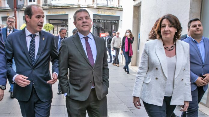 García-Page en Guadalajara, el 29 de abril de 2022.