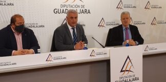 Rueda de prensa de presentación del Foro sobre Despoblación que se celebrará en Molina de Aragón el 29 de abril de 2022.