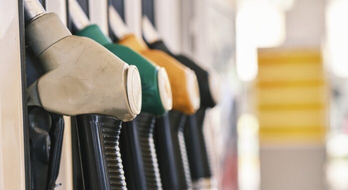 Surtidores de carburante en una gasolinera española.