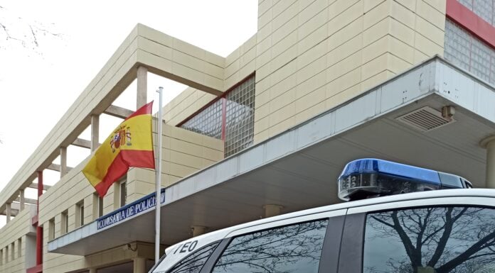 19 detenidos por la Policía Nacional durante las pasadas Ferias de Guadalajara Patrulla de la Policía Nacional delante de la Comisaría de Guadalajara.
