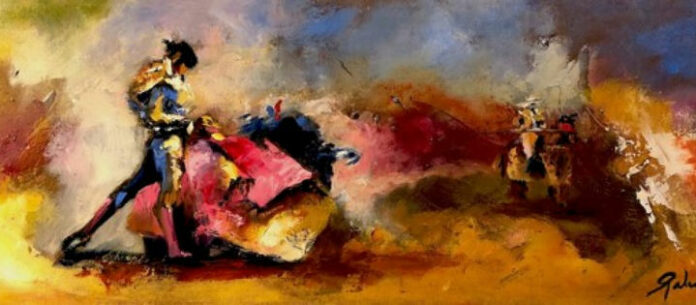 Una de las obras expuestas por Emilio Fernández-Galiano en Las Ventas, hasta el 5 de junio de 2022.