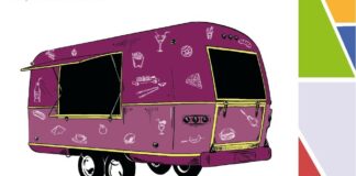 Ilustración empleada para el cartel del brunch de Guadalajara.