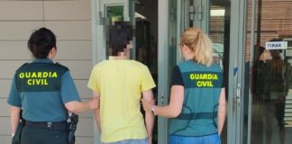 Uno de los dos detenidos en Torrejón del Rey. (Foto: Guardia Civil)