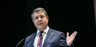 García-Page, en el Día de Castilla-La Mancha de 2022.