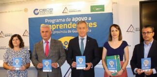 Presentación del programa de apoyo a los emprendedores de Guadalajara, el 1 de junio de 2022.