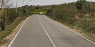 Uno de los tramos finales de la GU-193, cerca ya de la Comunidad de Madrid.