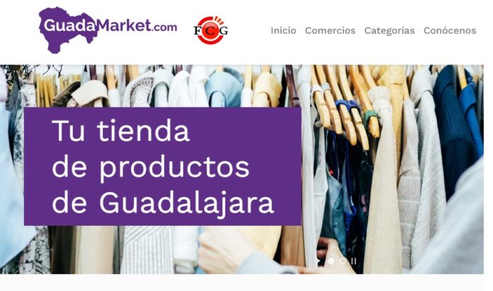 Página de acceso a Guadamarket.