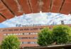 Vista del exterior del Hospital de Guadalajara en el verano de 2022. (Foto: La Crónic@)