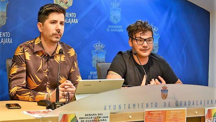 Presentación de la Semana del Orgullo LGTBI 2022 en Guadalajara.