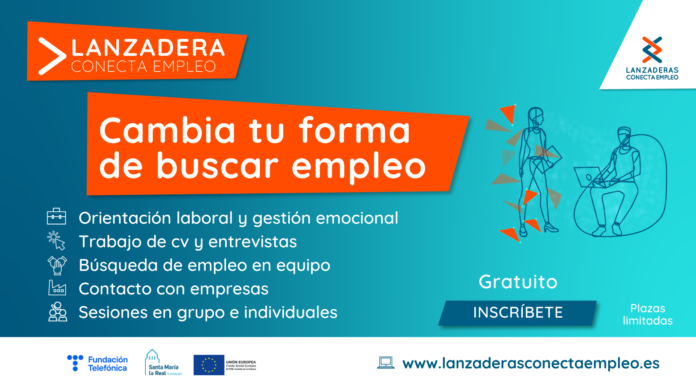 Anuncio de la Lanzadera Conecta Empleo.