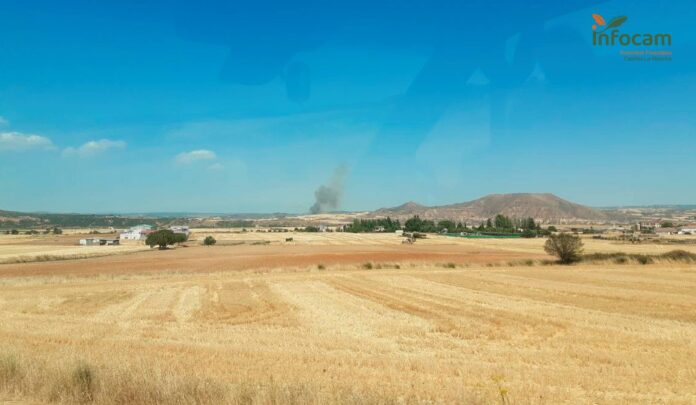 Incendios.- Declarado un incendio en Humanes (Guadalajara) en nivel 1, en el que trabajan 18 medios y 78 personas
