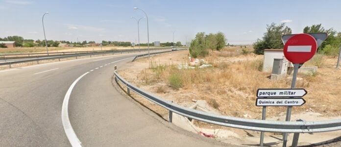 Entrada al tramo afectado por los cortes en la carretera de los polígonos. (Foto: Google Maps)