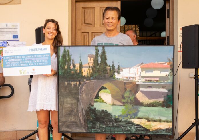 Jinzhong Rao, Primer Premio del Concurso de Pintura Rápida de Trillo en 2022.