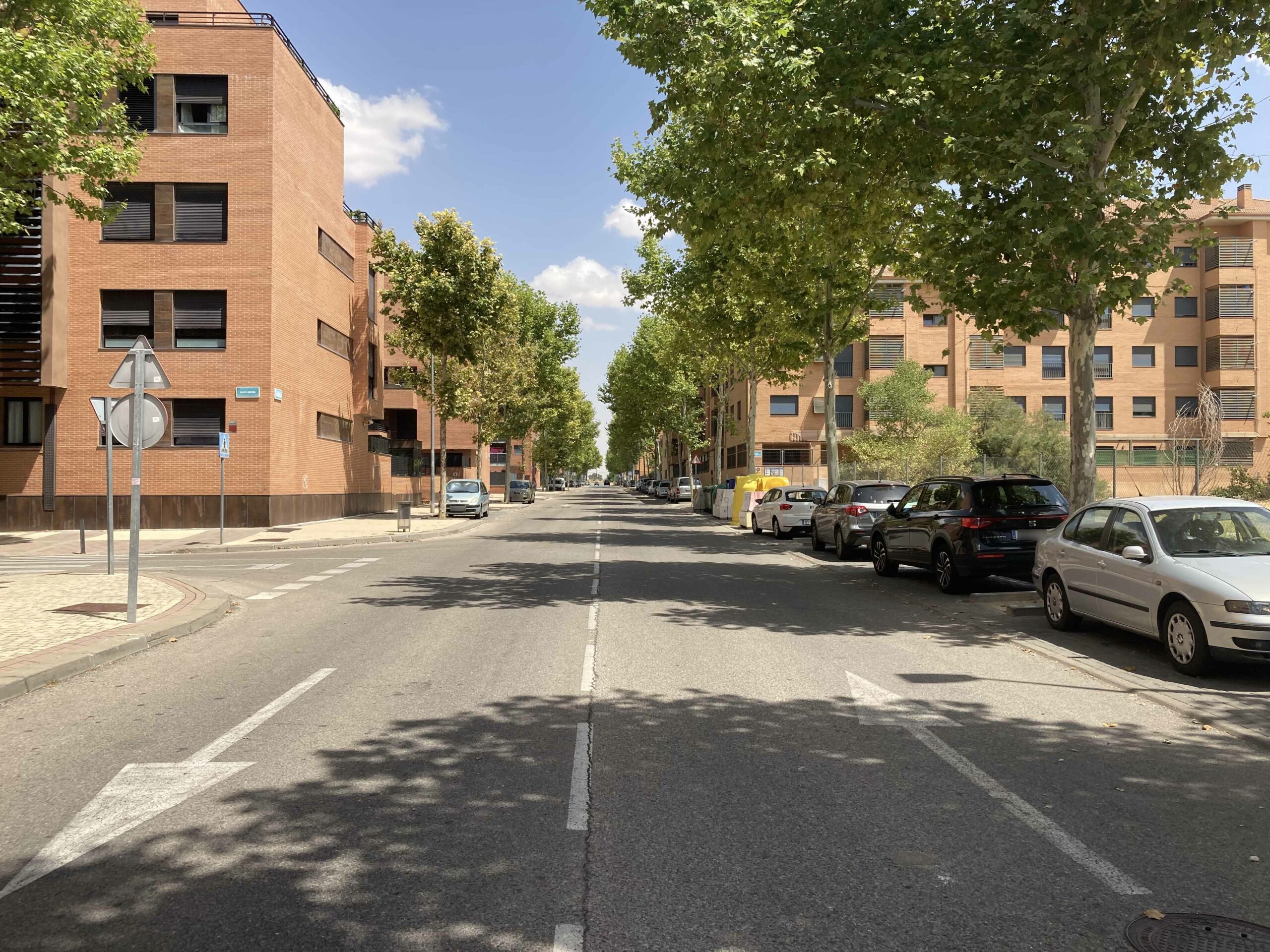 Avenida de María Moliner, en Valdeluz.