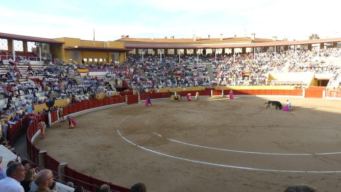 Aspecto de la plaza de toros de Guadalajara en una de las tardes de la feria de 2022. (Foto: La Crónic@)