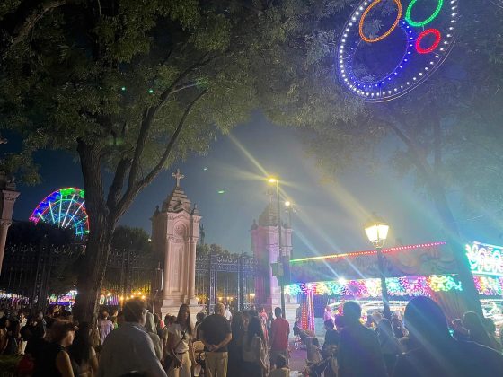 Aspecto del ferial en San Roque en las "preferias" de Guadalajara en 2022. (Foto: La Crónic@)