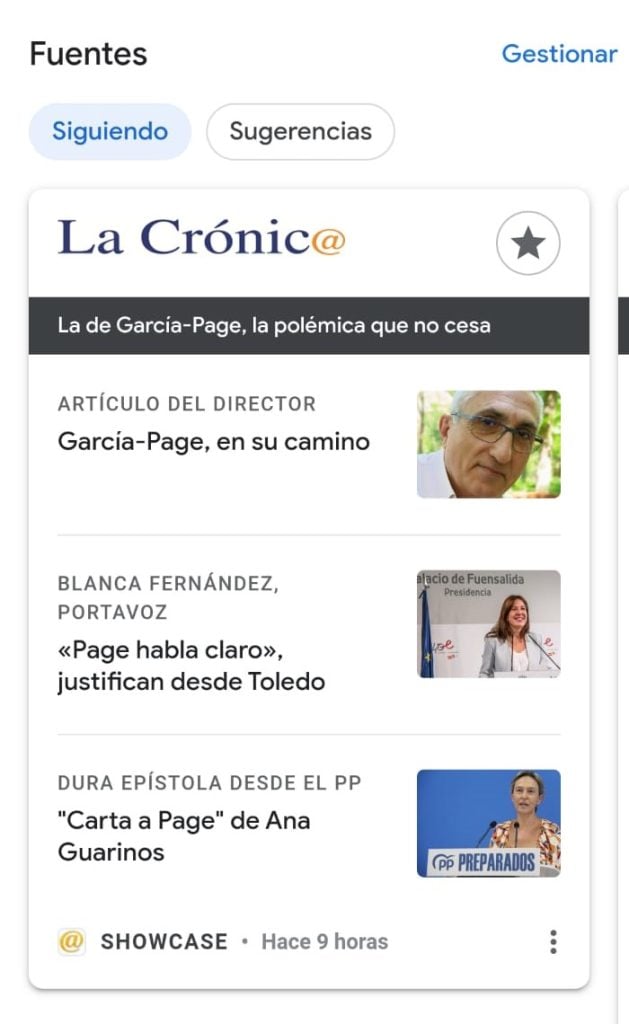 La Crónica de Guadalajara en Google News Showcase