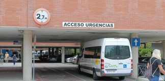 Acceso a las Urgencias del Hospital de Guadalajara en la Semana de Ferias. (Foto: La Crónic@)