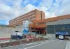 Acceso al parking del Hospital de Guadalajara el día de la inauguración de la ampliación por los Reyes de España, en septiembre de 2022. (Foto: La Crónic@)