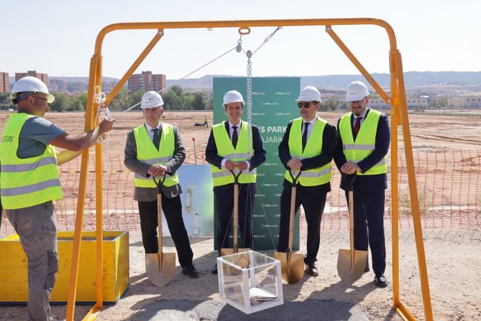 Primera piedra de Prologis en Guadalajara, el 21 de septiembre de 2022.