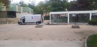 El "Stromboli", ya vaciado, el pasado jueves. (Foto: JMV / La Crónic@)