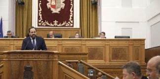 Núñez, en el Debate del Estado de la Región, el 4 de octubre de 2022.