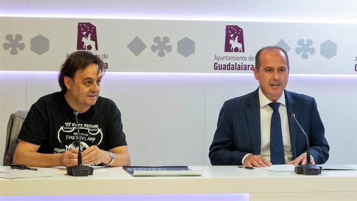 Jordi Badel y Alberto Rojo en la presentación del Festival Panorámico en 2022.
