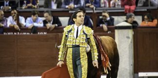 Juan Ortega cuajó una gran faena al quinto de la tarde en Las Ventas el 7 de octubre de 2022. (Foto: Plaza 1)