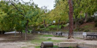 Estado actual del parque del Nuevo Alamín.