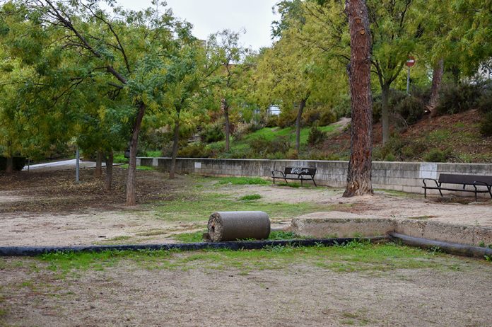 Estado actual del parque del Nuevo Alamín.