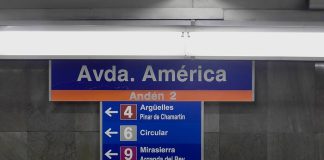 Estación del metro de Avenida de América. (Foto: Magnus Manske)