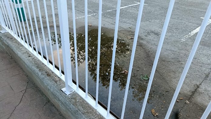 charco Reflejo en un charco en un pueblo de la provincia de Guadalajara, en noviembre de 2022. (Foto: La Crónic@)