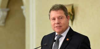 El presidente de Castilla-La Mancha, Emiliano García-Page, este miércoles en Talavera de la Reina.