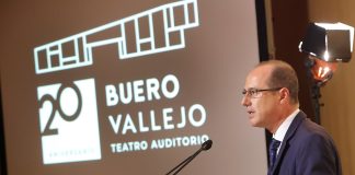 Alberto Rojo ha presentado los actos alrededor del 20º aniversario del Teatro Auditorio Buero Vallejo.