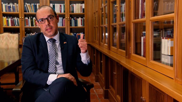 Bellido, en las Cortes de Castilla-La Mancha.