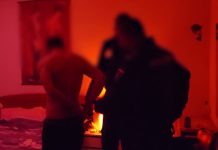Una de las detenciones de ciudadanos chinos, implicados en delitos de prostitución y tráfico de drogas, con un prostíbulo en Guadalajara. (Foto: La Crónic@ / CNP)