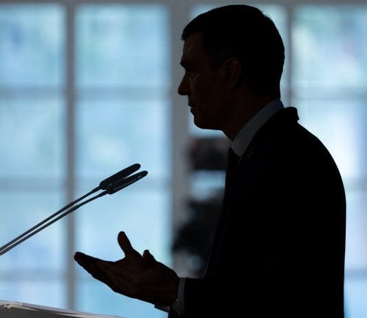 Pedro Sánchez, durante su rueda de prensa del 27 de diciembre de 2022. (Foto: Eduardo Parra / EP)